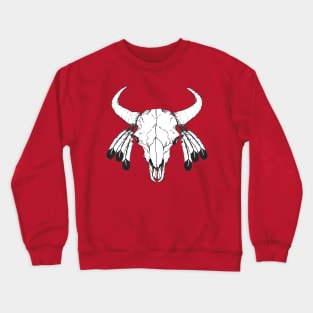 Bison Skull 2 Crewneck Sweatshirt